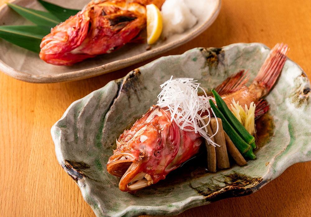 きんの藏(きんの蔵)、キンクラの料理「季節の煮魚、焼き魚」